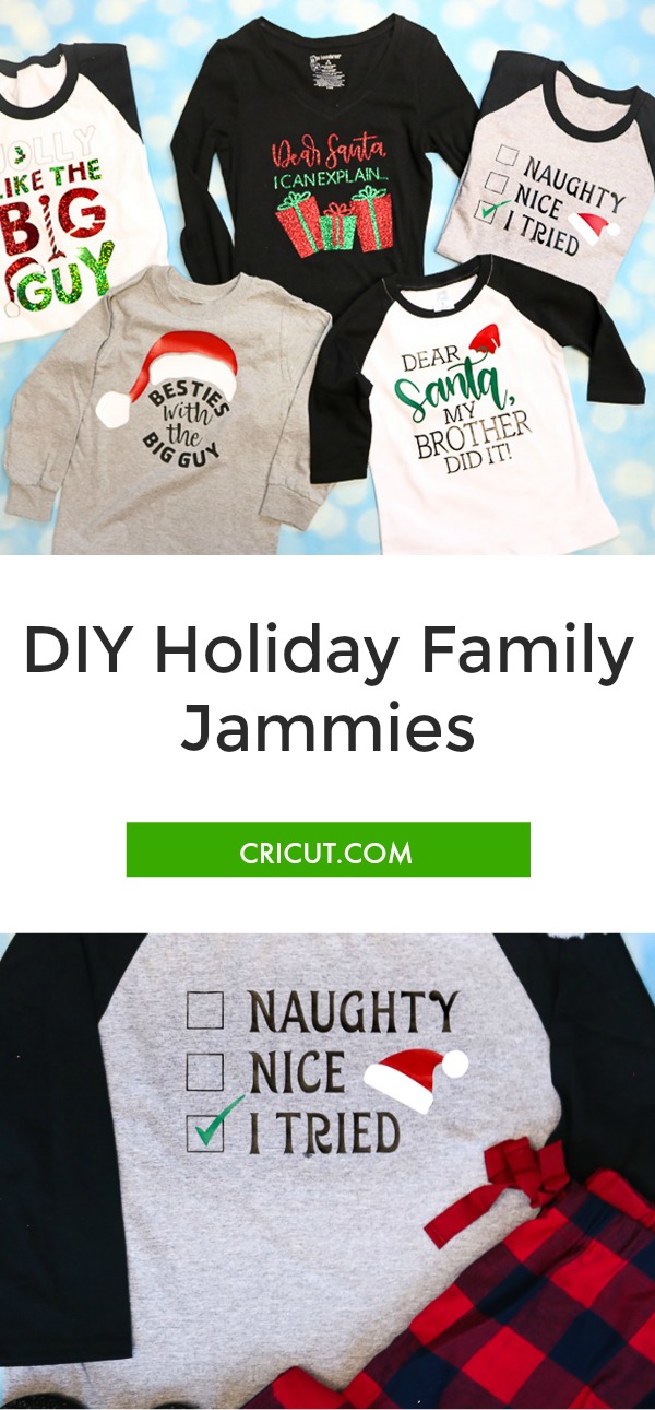 Christmas Pajamas for the Entire Family DIY Holiday Family Jammies