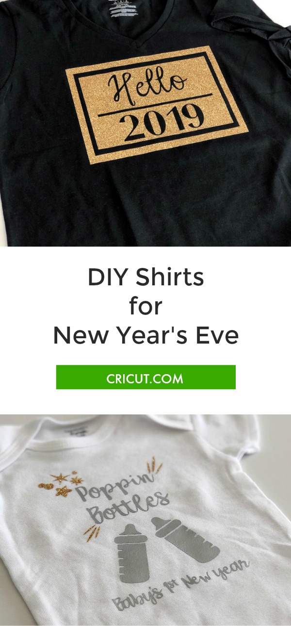 cricut new years eve shirts