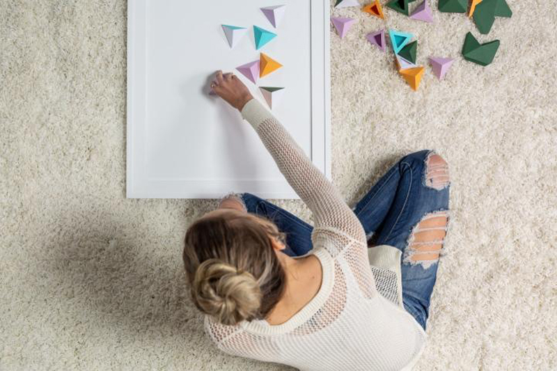 3: Glue and Arrange DIY 3D Art, 3D Wall Art