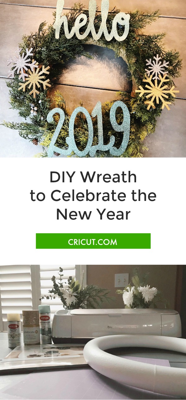 Celebrate the New Year with this DIY Wreath DIY New Year Wreath