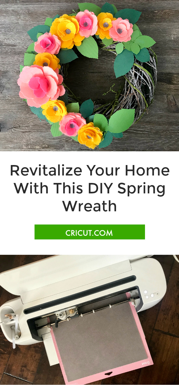 DIY Spring Wreath with Felt Flowers DIY Spring Wreath with Felt Flowers