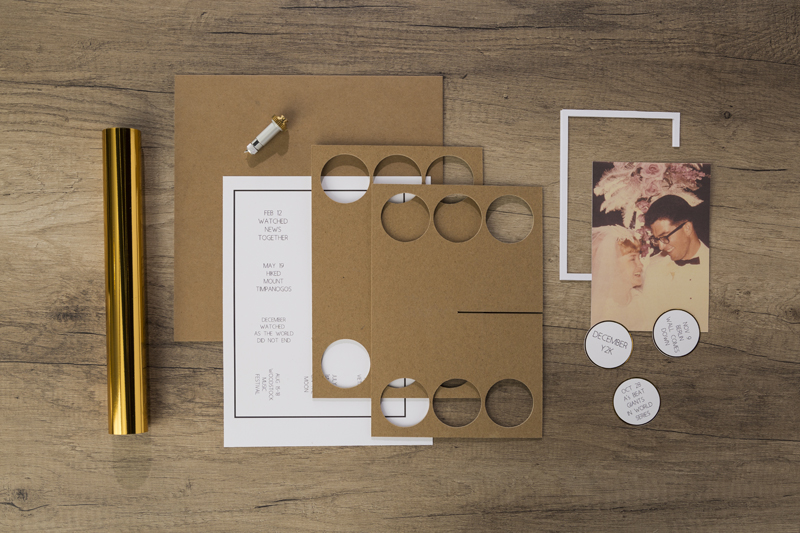 Materials Needed: DIY Anniversary Party Centerpiece Game
