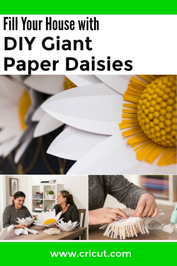 DIY Giant Paper Daisies