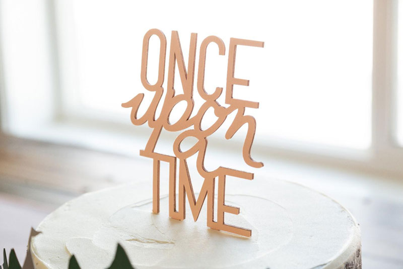 Once Upon a Time Cake Topper and Storybook Forest Cake Ring Once Upon a Time Cake Topper and Storybook Forest Cake Ring