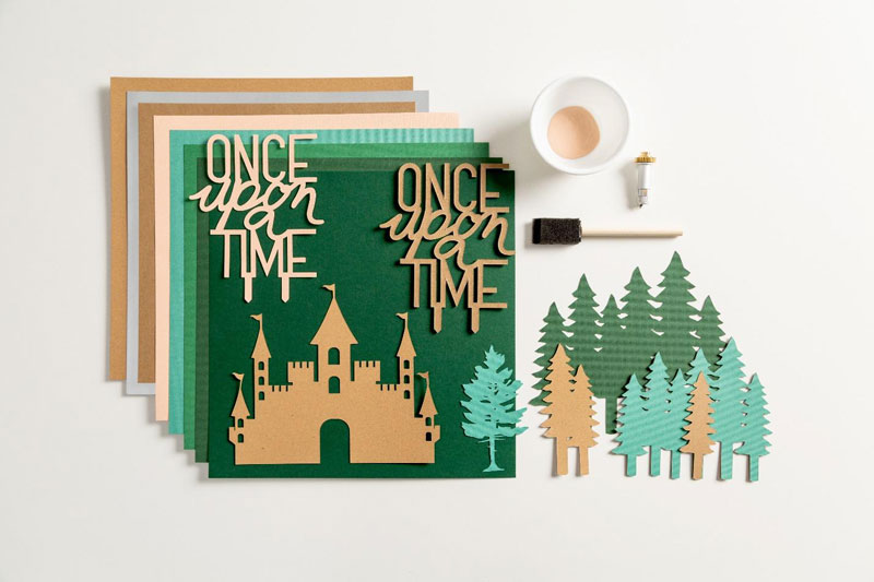 Materials: Once Upon a Time Cake Topper and Storybook Forest Cake Ring