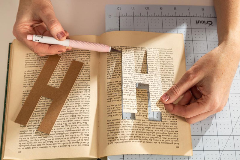 DIY Book Letters Name Display DIY Book Letters Name Display