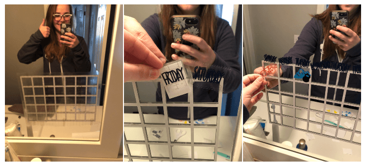 Fun, Easy Project to make with your Vinyl Scraps: At Home Workout Tracker At Home Workout Tracker